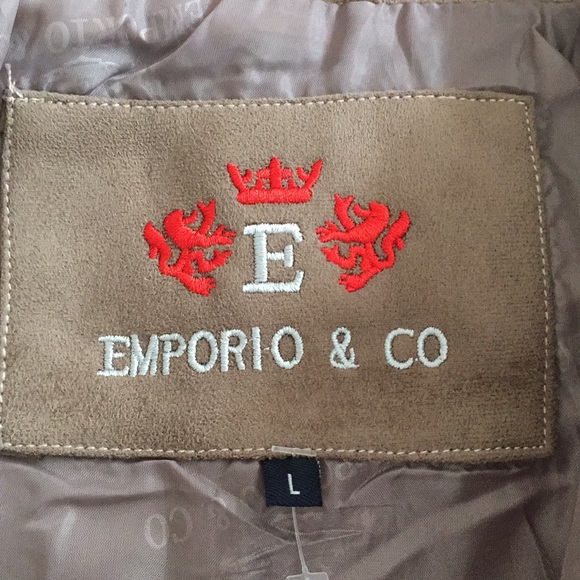 NWT Women’s Emporio & Co faux Suede Italian Luxury Blazer Jacket - Picture 6 of 10